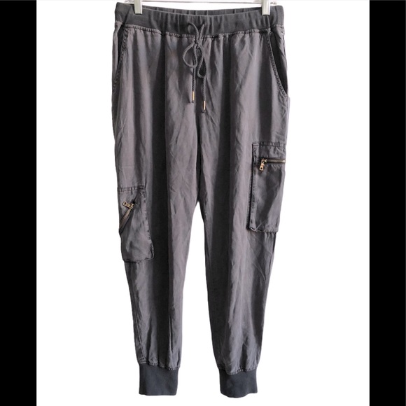 YOUNG FABULOUS & BROKE charcoal grey Jupiter cargo joggers pants NWT - Picture 3 of 9